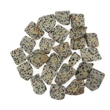 Grounding Dalmatian Jasper Vikings Rune Set-Your Soul Place